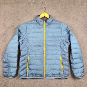 Columbia Lake 22 Womens XL Blue Down Puffer Jacket Quilted  Coat